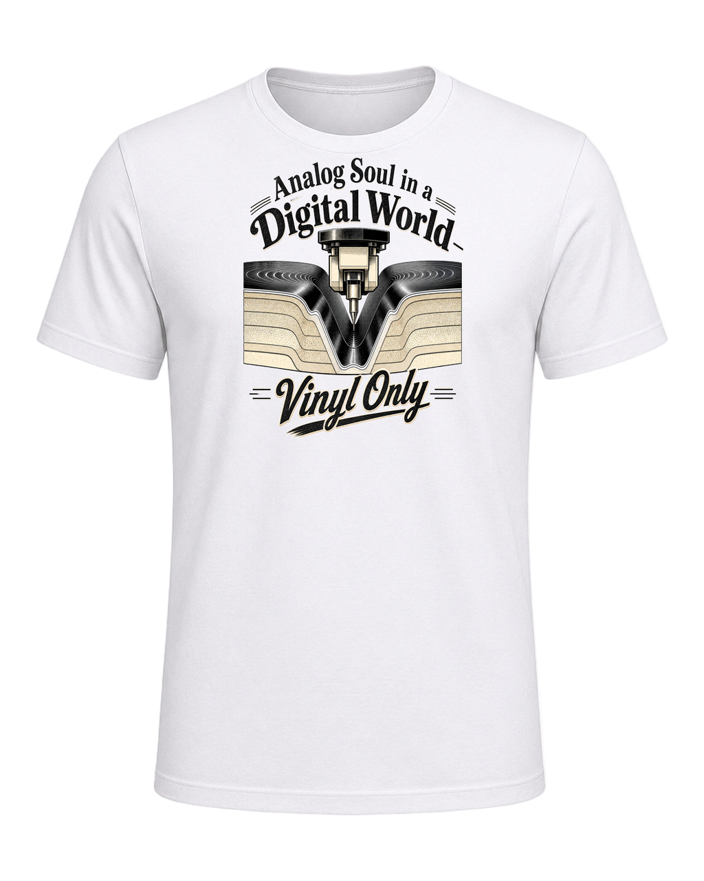 Vinyl Record Collector — White