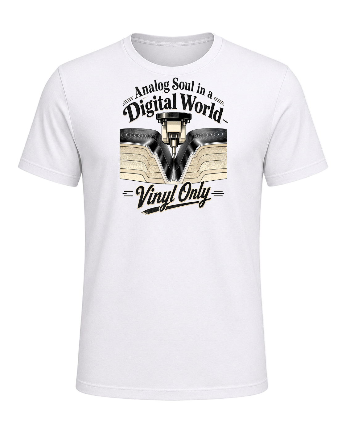 Vinyl Record Collector — White