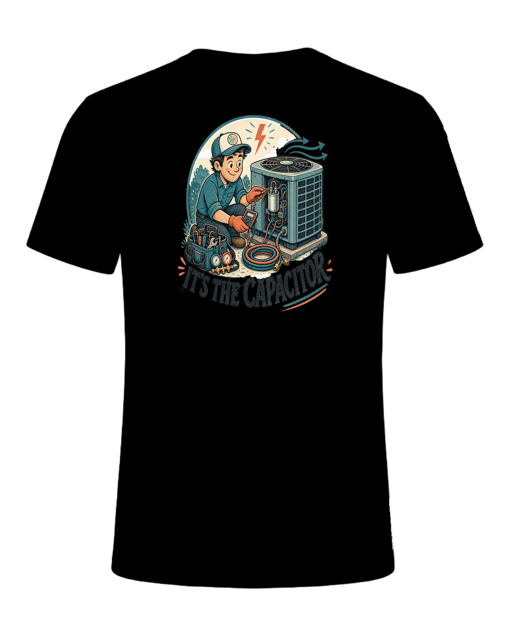 IT'S THE CAPACITOR — Black