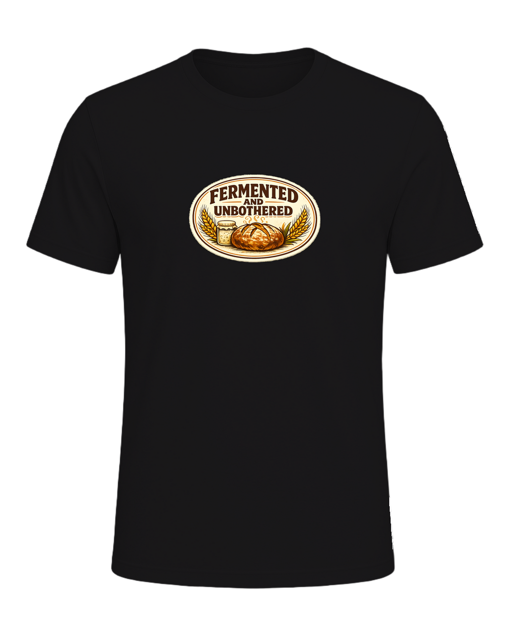Fermented And Unbothered Tee — Dark Grey Heather