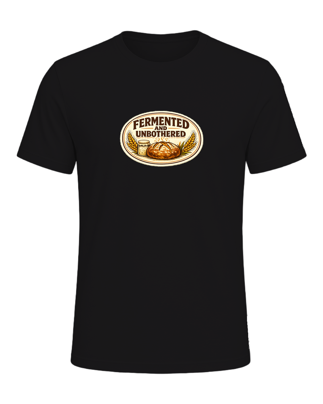 Fermented And Unbothered Tee — Dark Grey Heather