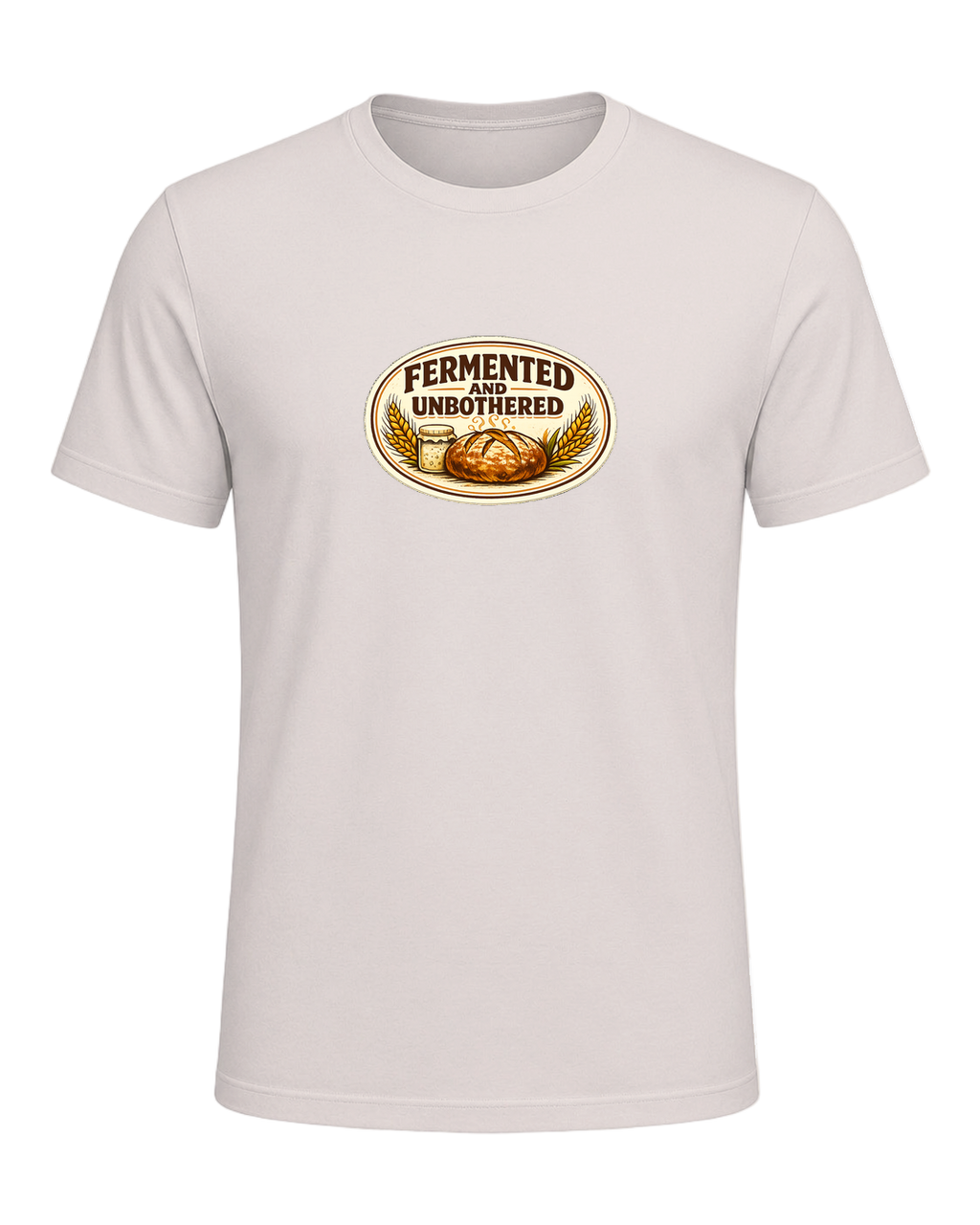 Fermented And Unbothered Tee — Heather Dust