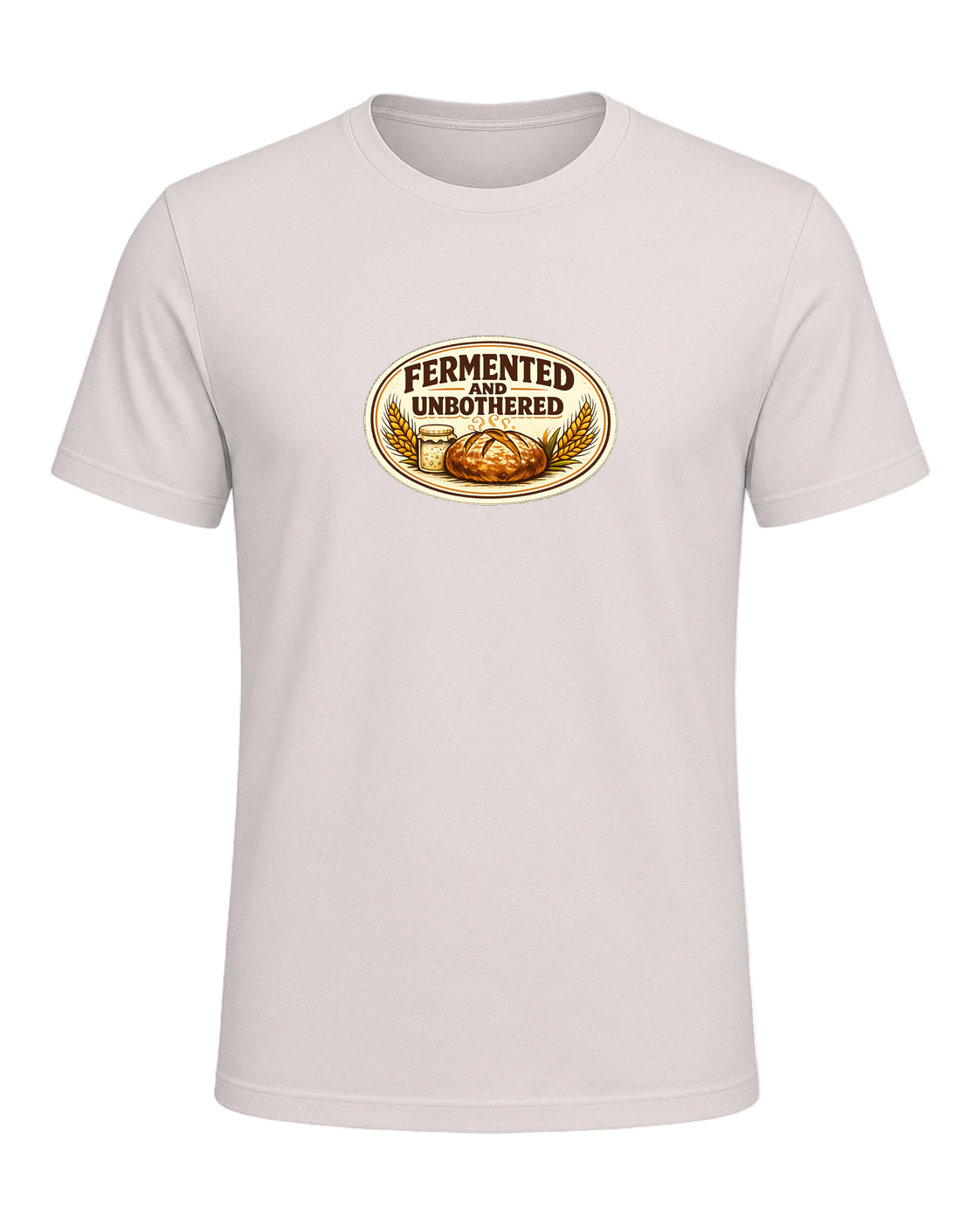 Fermented And Unbothered Tee — Heather Dust