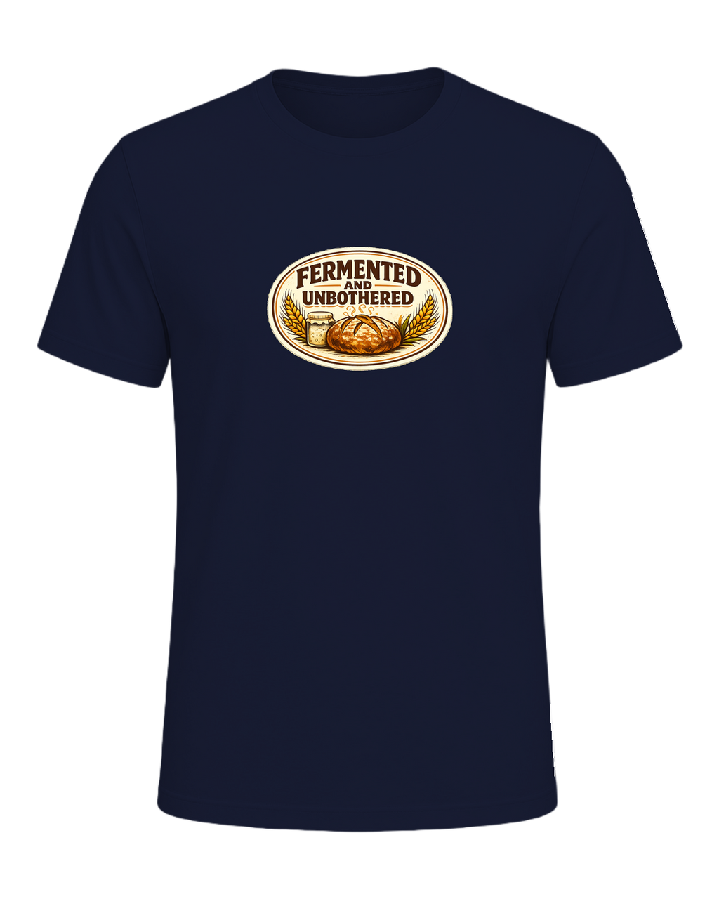 Fermented And Unbothered Tee — Navy