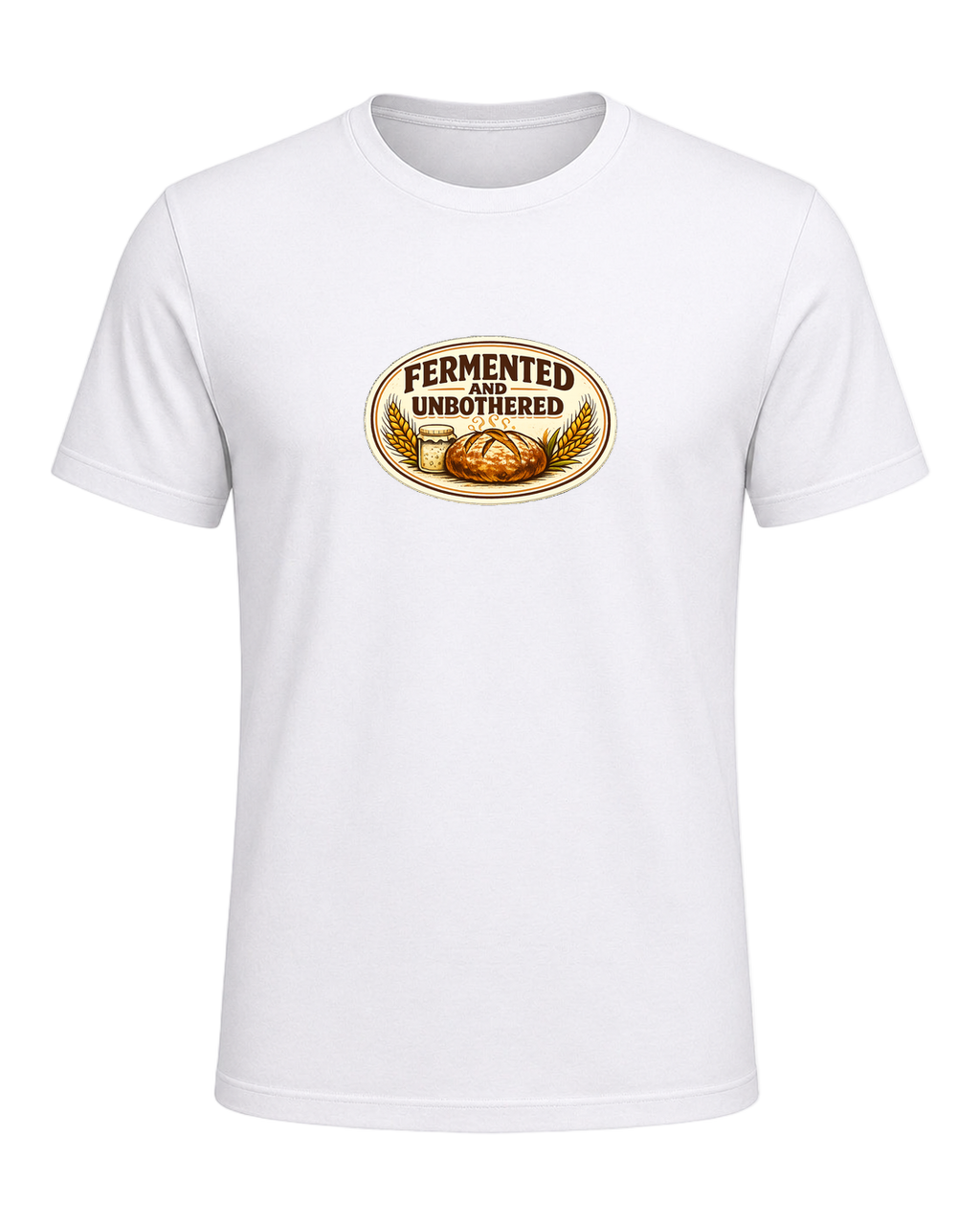 Fermented And Unbothered Tee — White