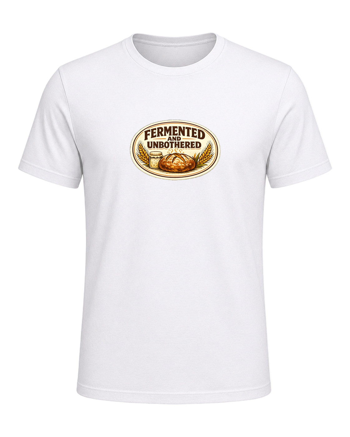 Fermented And Unbothered Tee — White