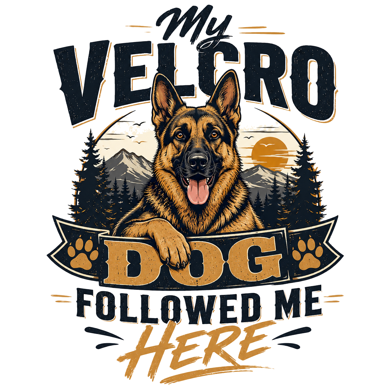 My Velcro Dog Followed Me Here