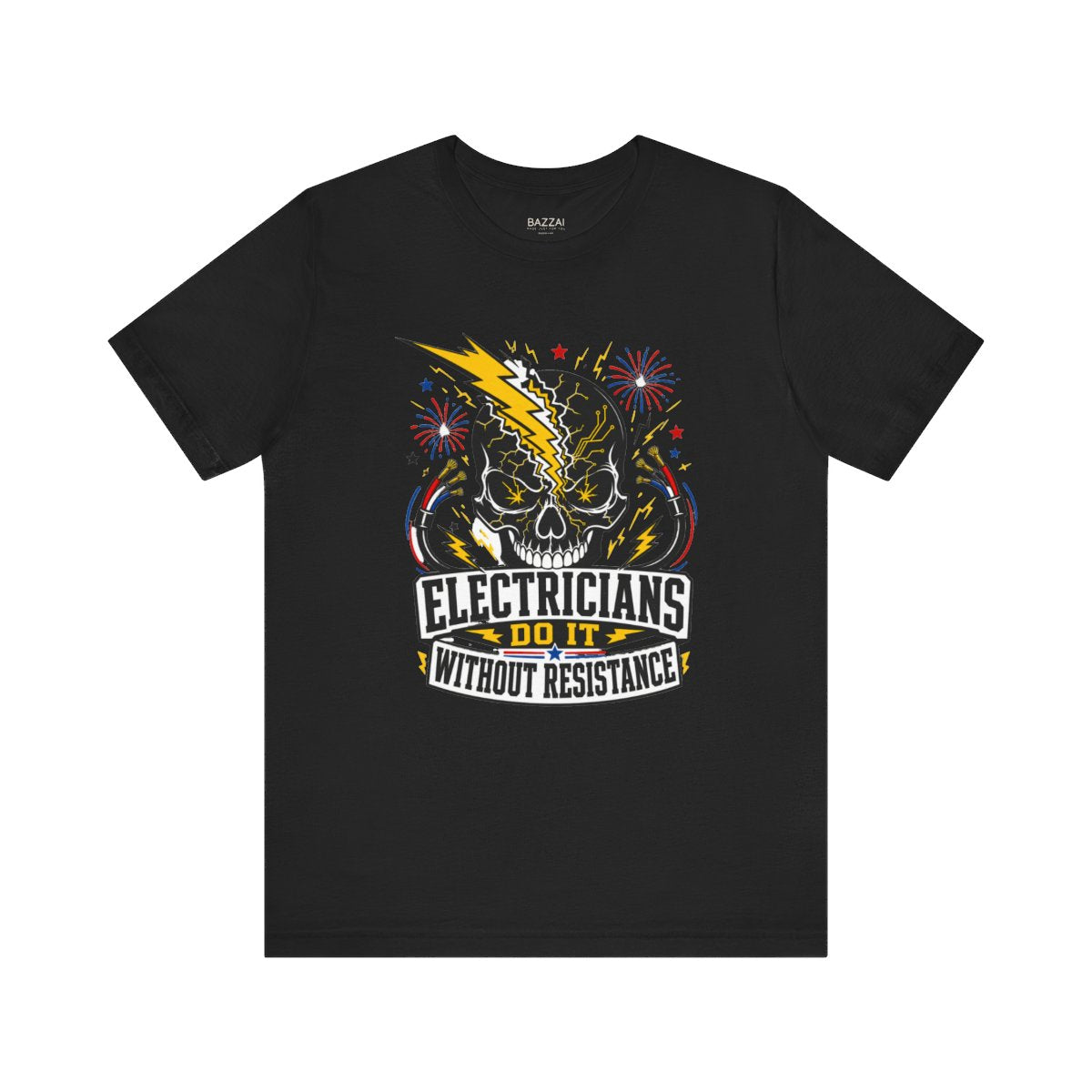 Funny Electrician T-Shirt — Everything Is Live Until Proven Otherwise — t-shirt design