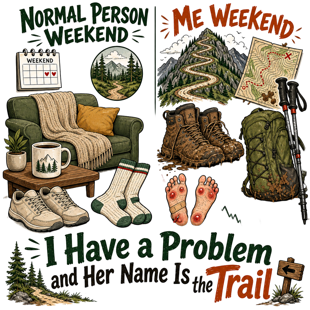 Hike Obsessed Humor