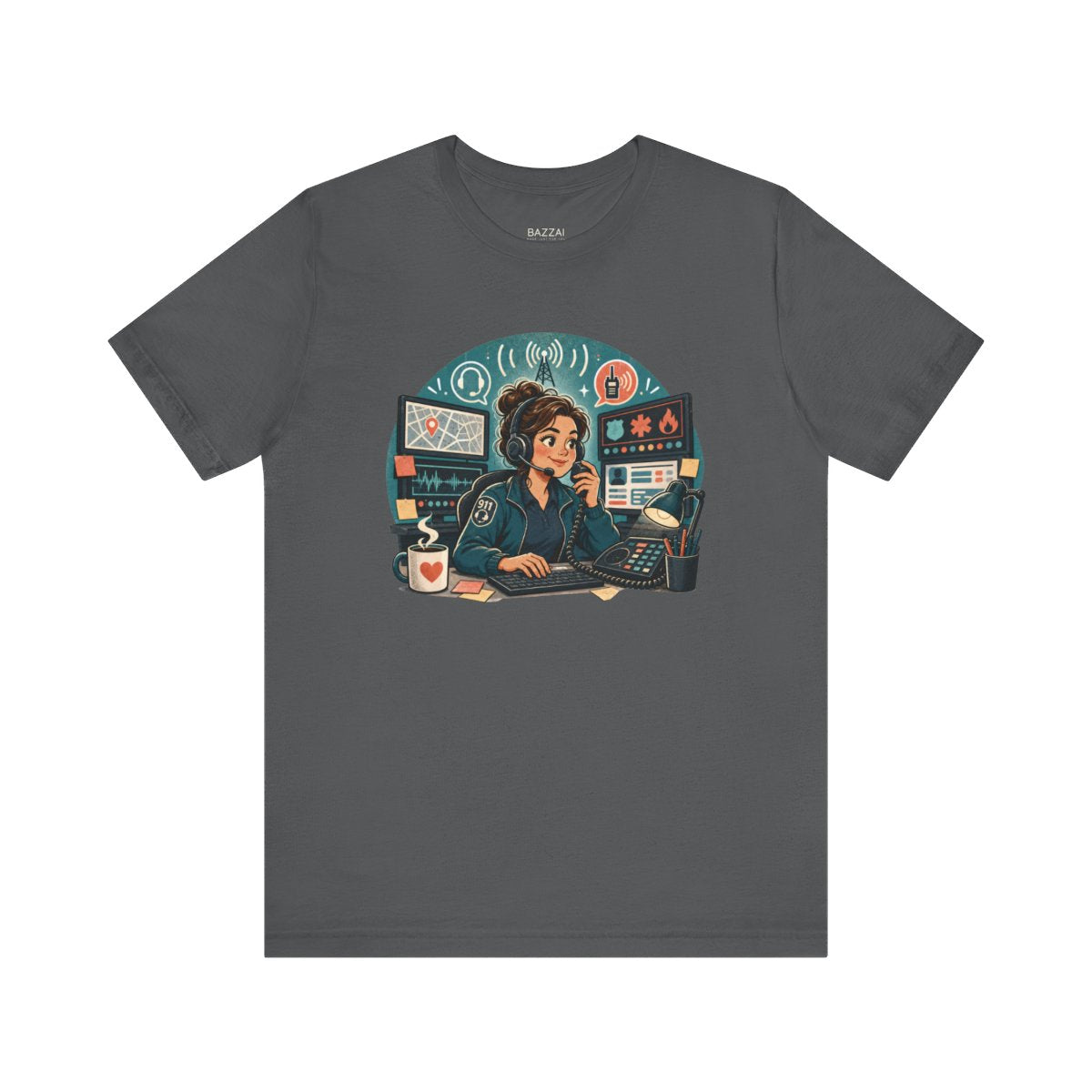 Dispatch Life T-Shirt — Multitasking Weaponized — t-shirt design