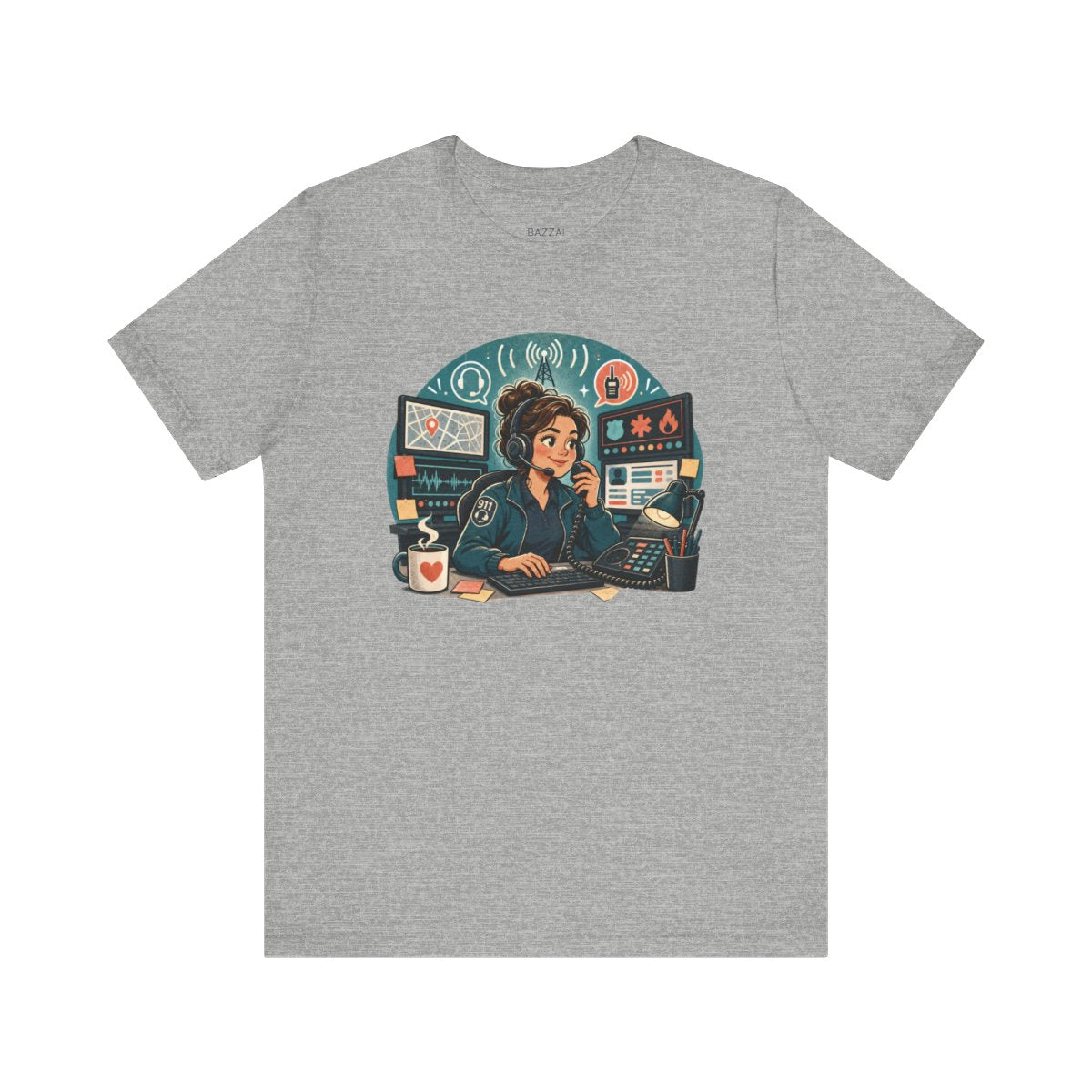 Dispatch Life T-Shirt — Multitasking Weaponized — t-shirt design