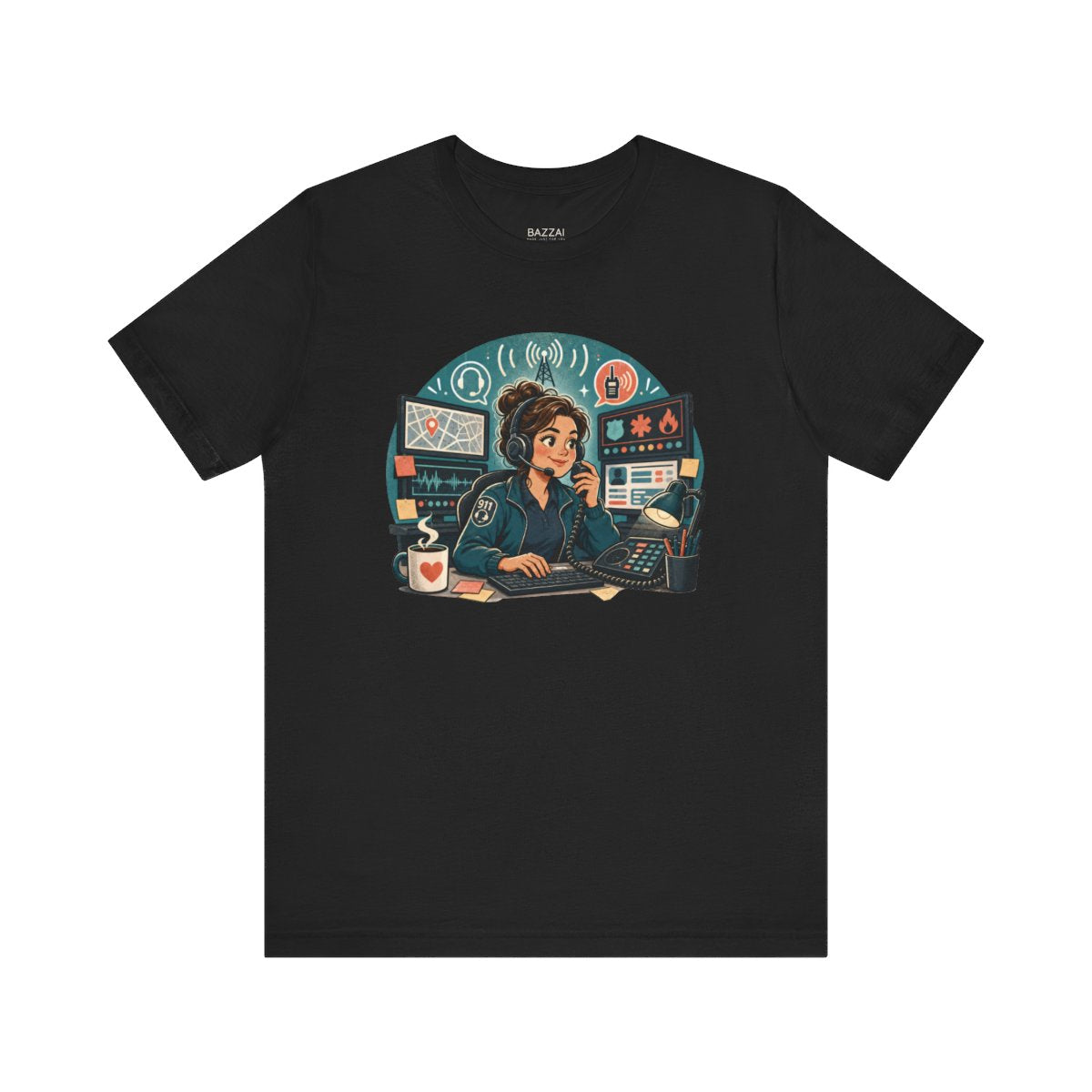 Dispatch Life T-Shirt — Multitasking Weaponized — t-shirt design