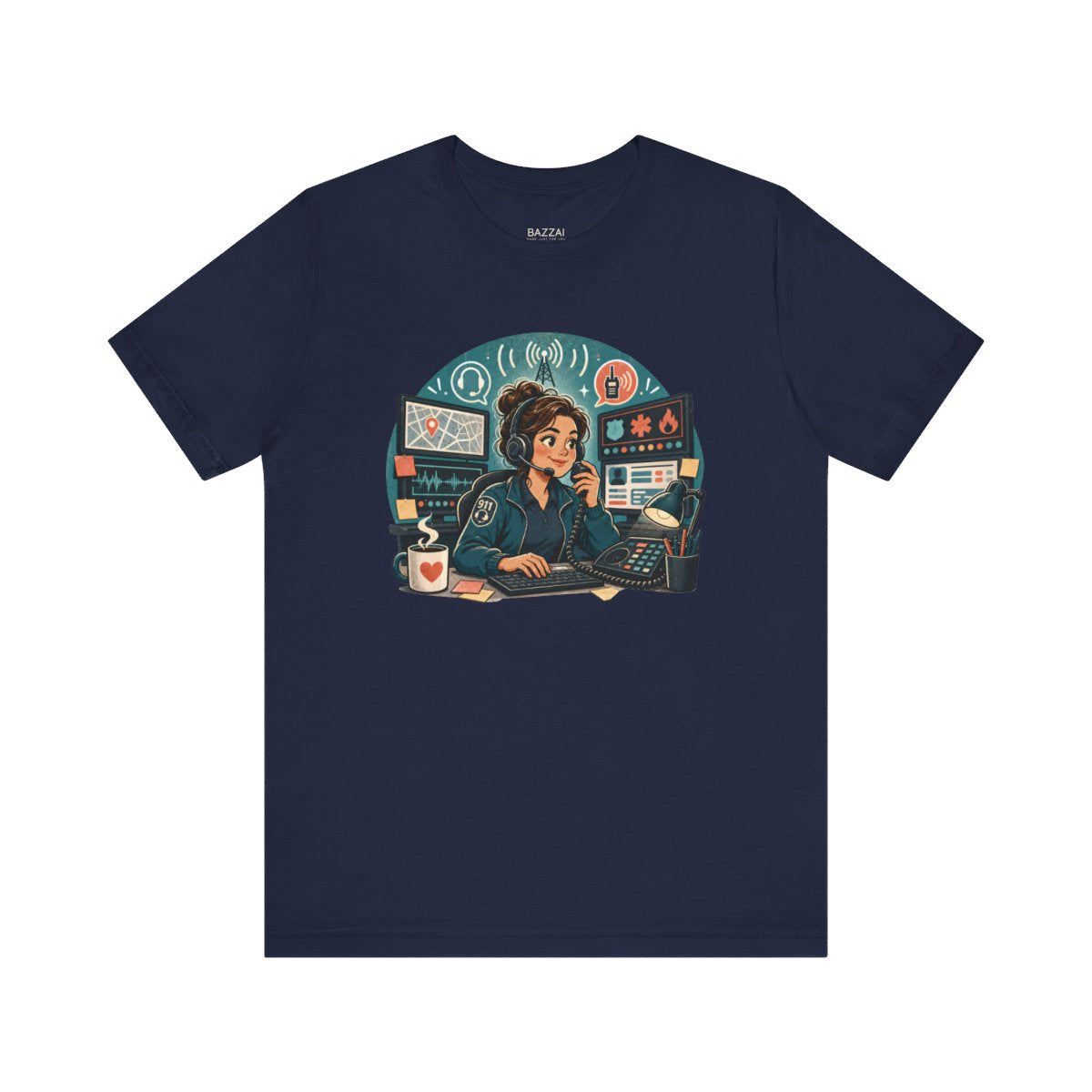 Dispatch Life T-Shirt — Multitasking Weaponized — t-shirt design