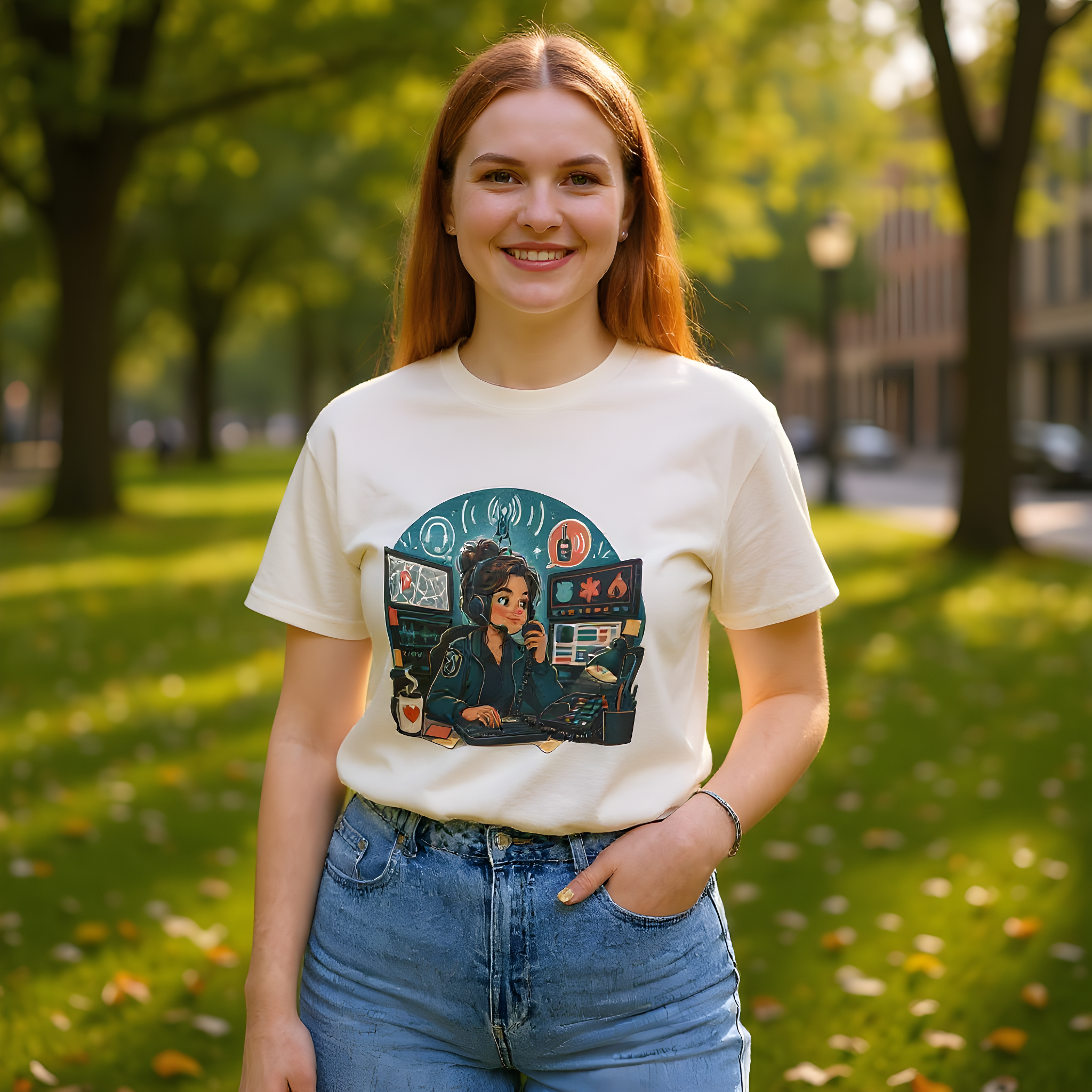 Dispatch Life T-Shirt — Multitasking Weaponized — t-shirt design