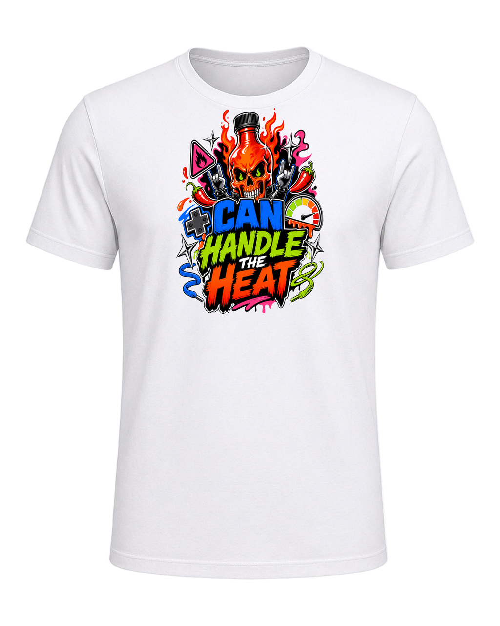 CAN HANDLE THE HEAT — White