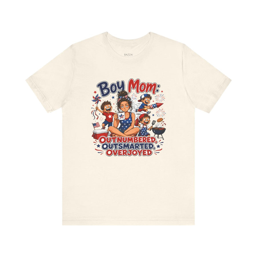 Funny Boy Mom T-Shirt — Loud, Sticky, Beloved