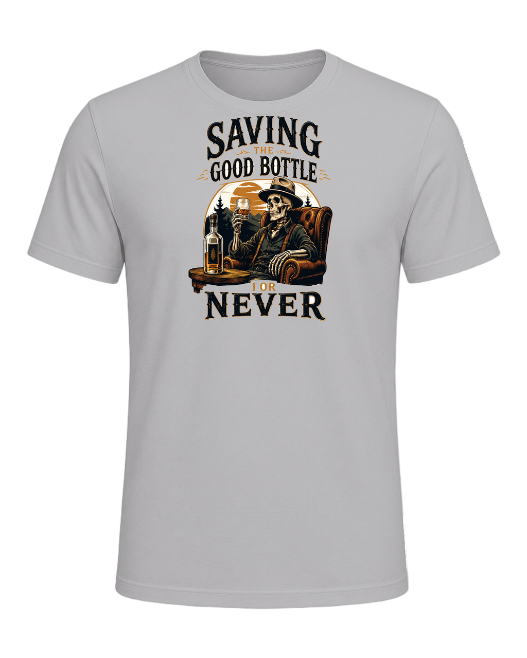 SAVING THE GOOD BOTTLE FOR NEVER — Athletic Heather