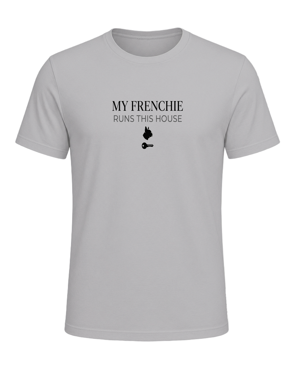 My Frenchie Runs This House — Athletic Heather
