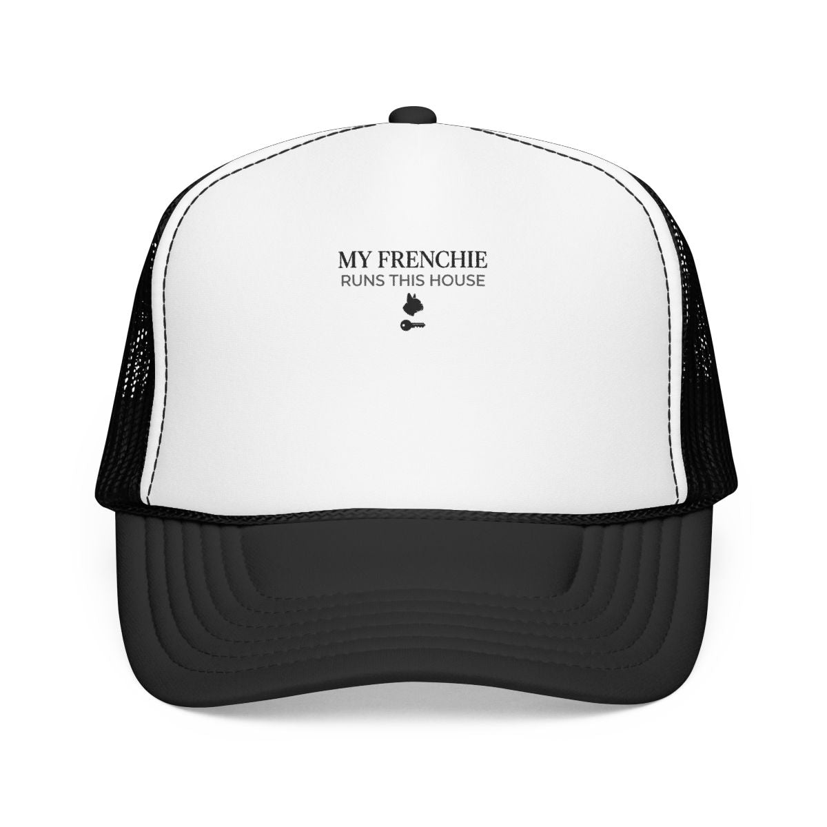 Frenchie Mom Hat — My Frenchie Runs This House — french bulldog hat design