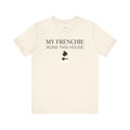 Frenchie Mom T-Shirt — My Frenchie Runs This House — french bulldog t-shirt design