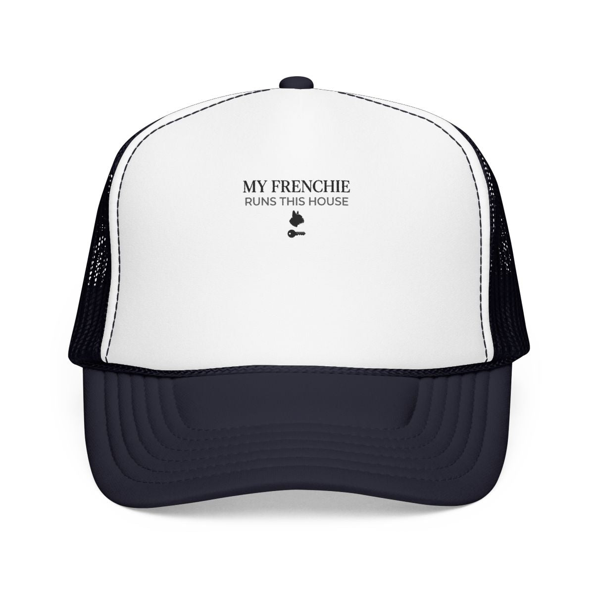 Frenchie Mom Hat — My Frenchie Runs This House — french bulldog hat design
