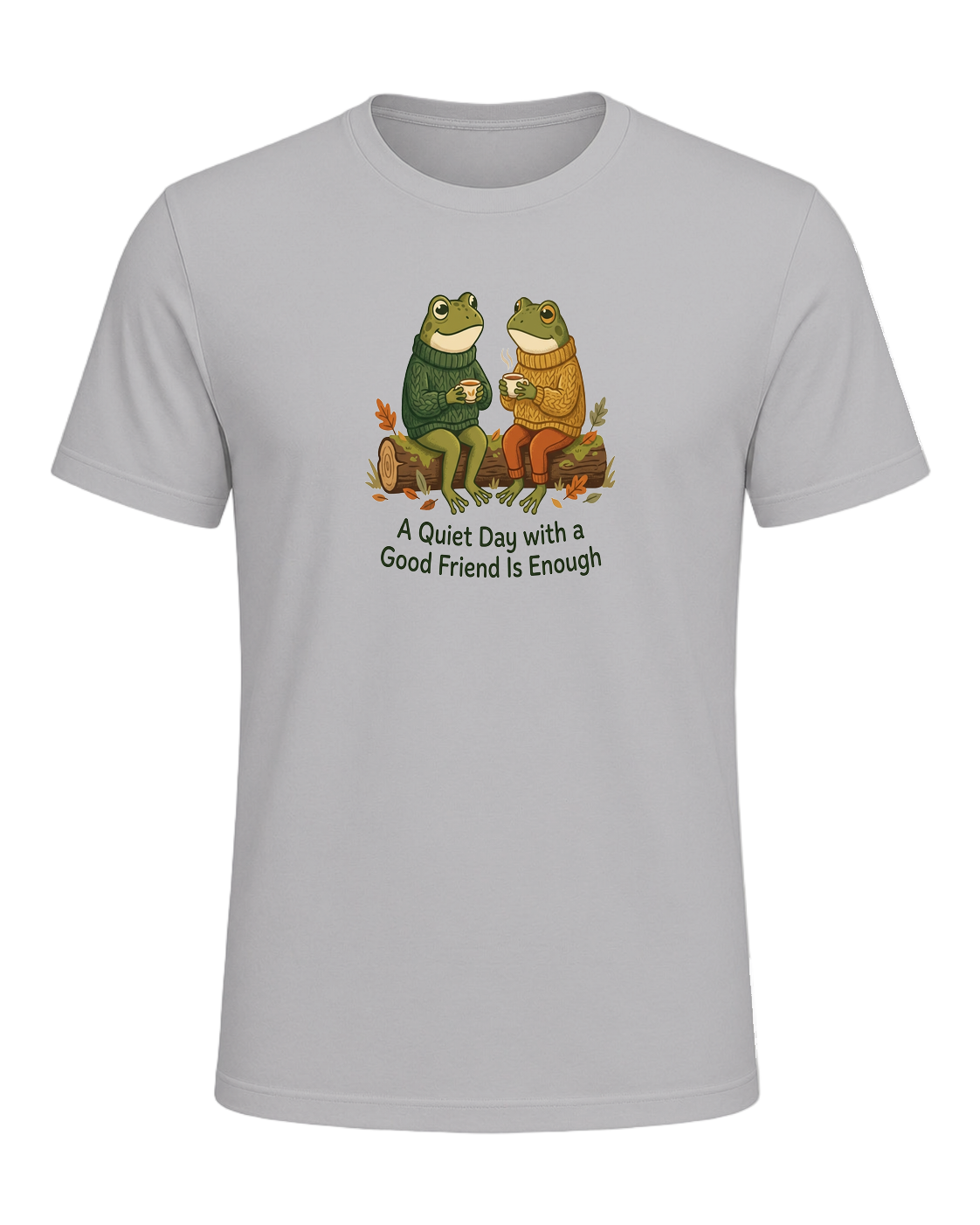 Cozy Frog Friends — Athletic Heather