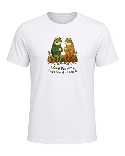 Cozy Frog Friends — White