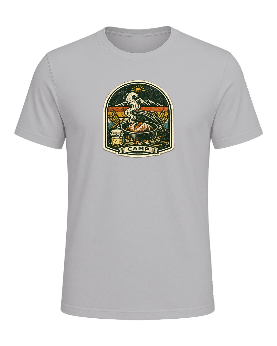 Wild Yeast Camp Tee — Athletic Heather