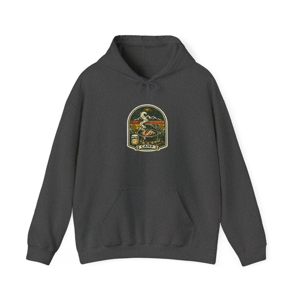 Sourdough Camping Hoodie — Wild Yeast Camp — hoodie design