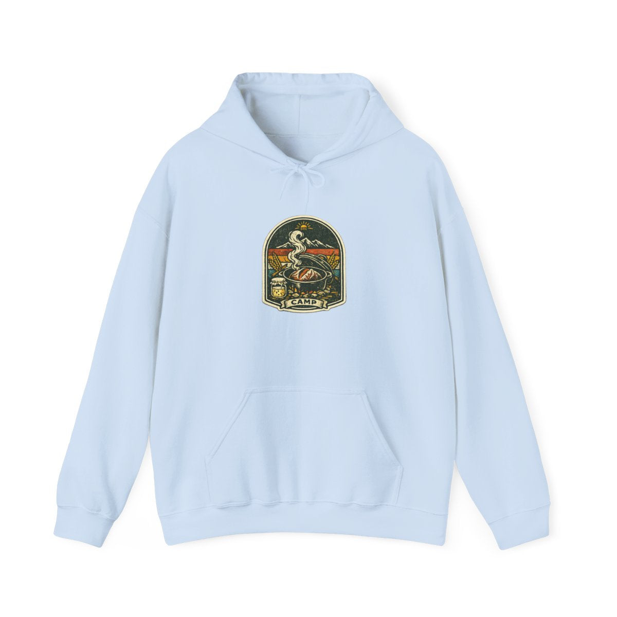 Sourdough Camping Hoodie — Wild Yeast Camp — hoodie design