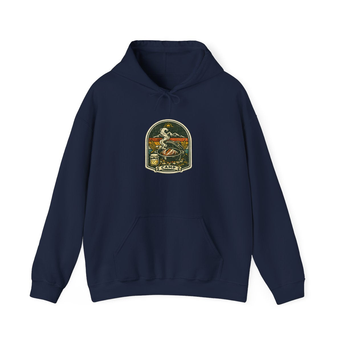Sourdough Camping Hoodie — Wild Yeast Camp — hoodie design