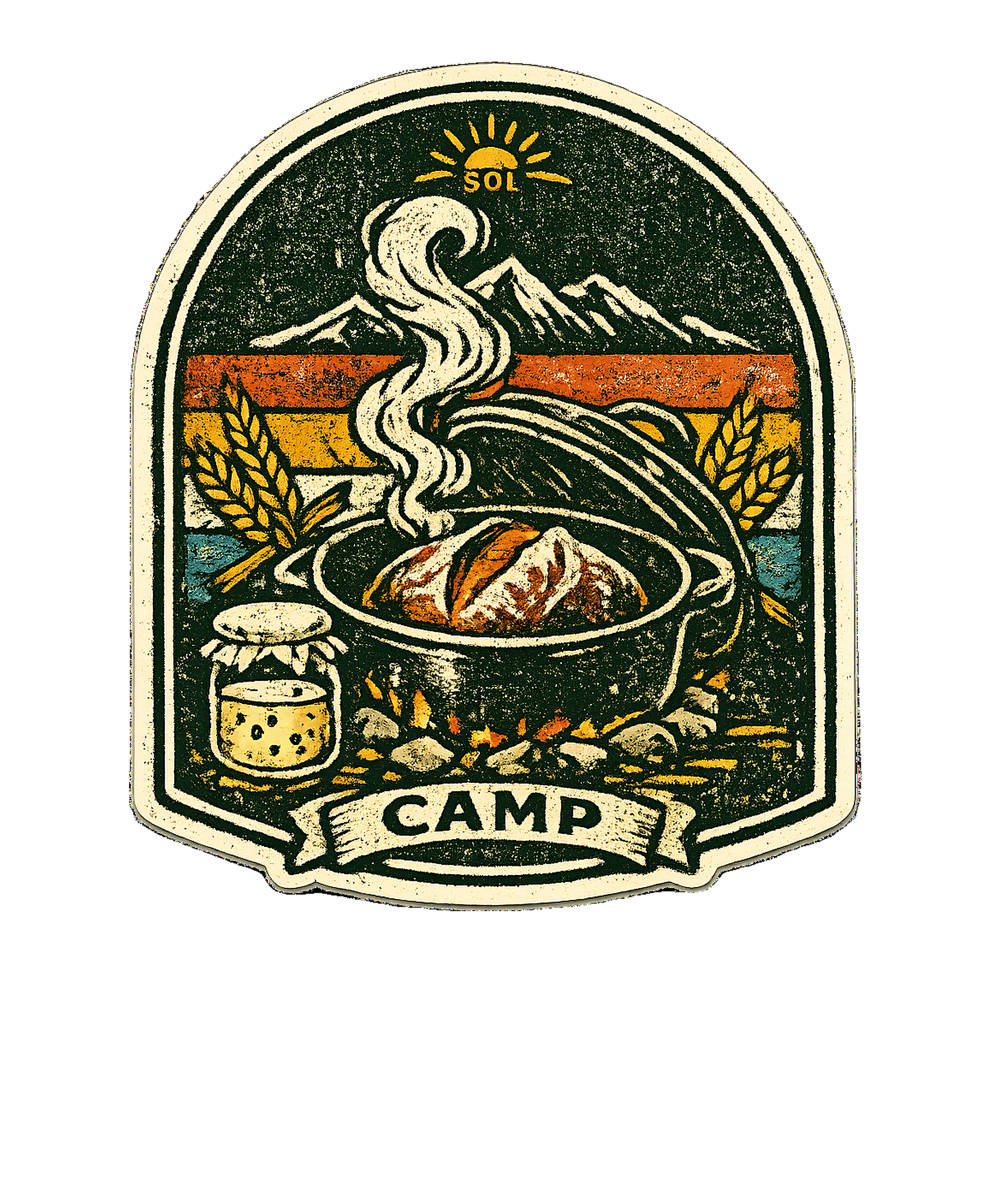 Wild Yeast Camp Sticker