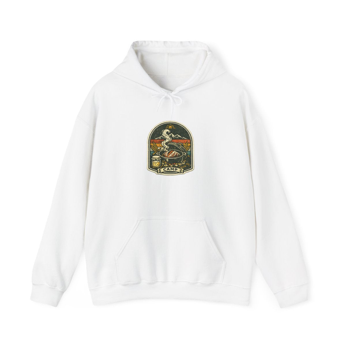 Sourdough Camping Hoodie — Wild Yeast Camp — hoodie design