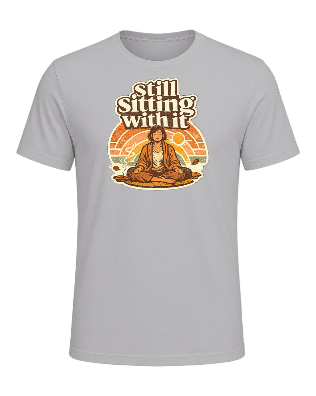 Still Sitting With It Tee — Athletic Heather
