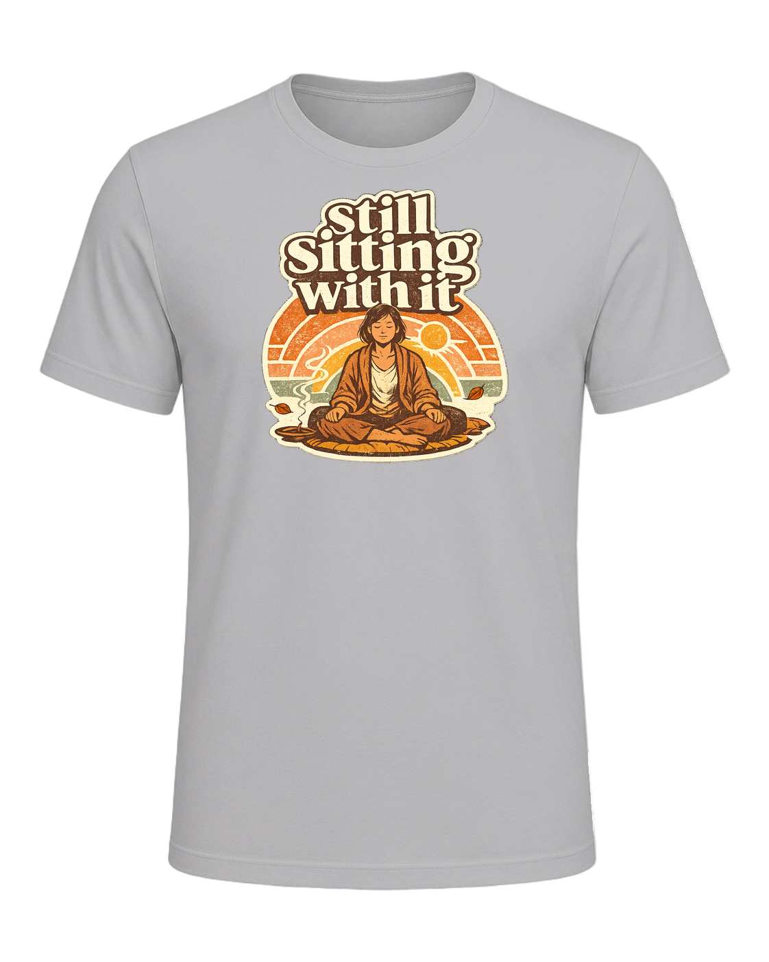 Still Sitting With It Tee — Athletic Heather