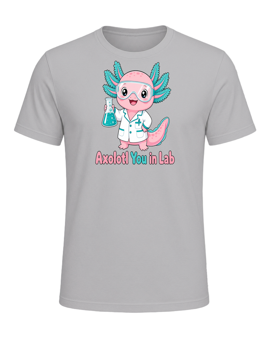 Axolotl Scientist — Athletic Heather