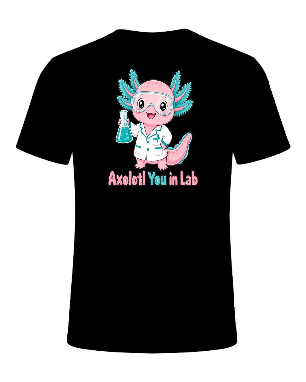 Axolotl Scientist — Black