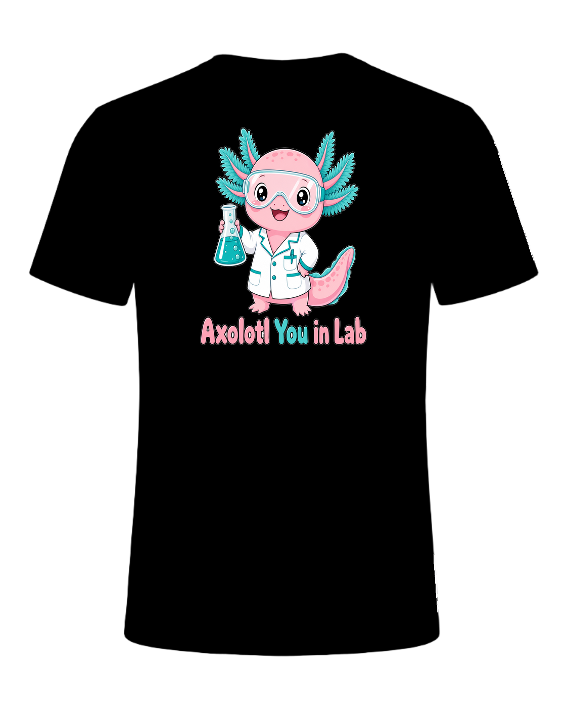 Axolotl Scientist — Black