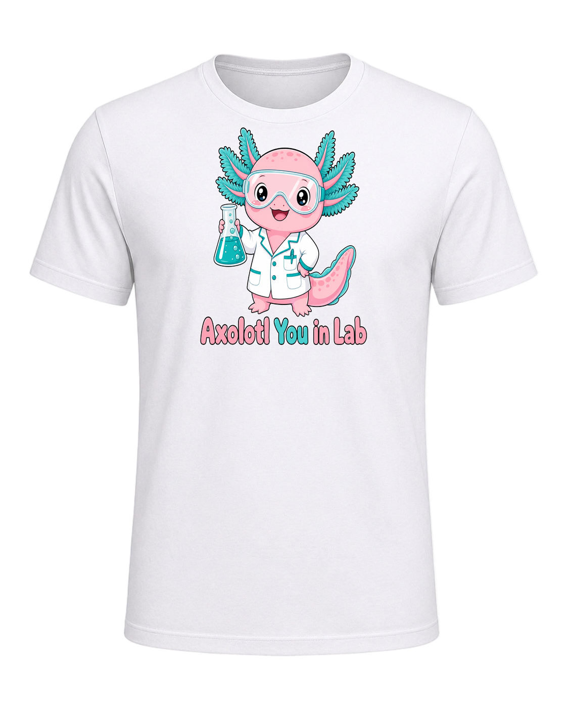 Axolotl Scientist — White