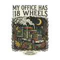 My office has 18 wheels