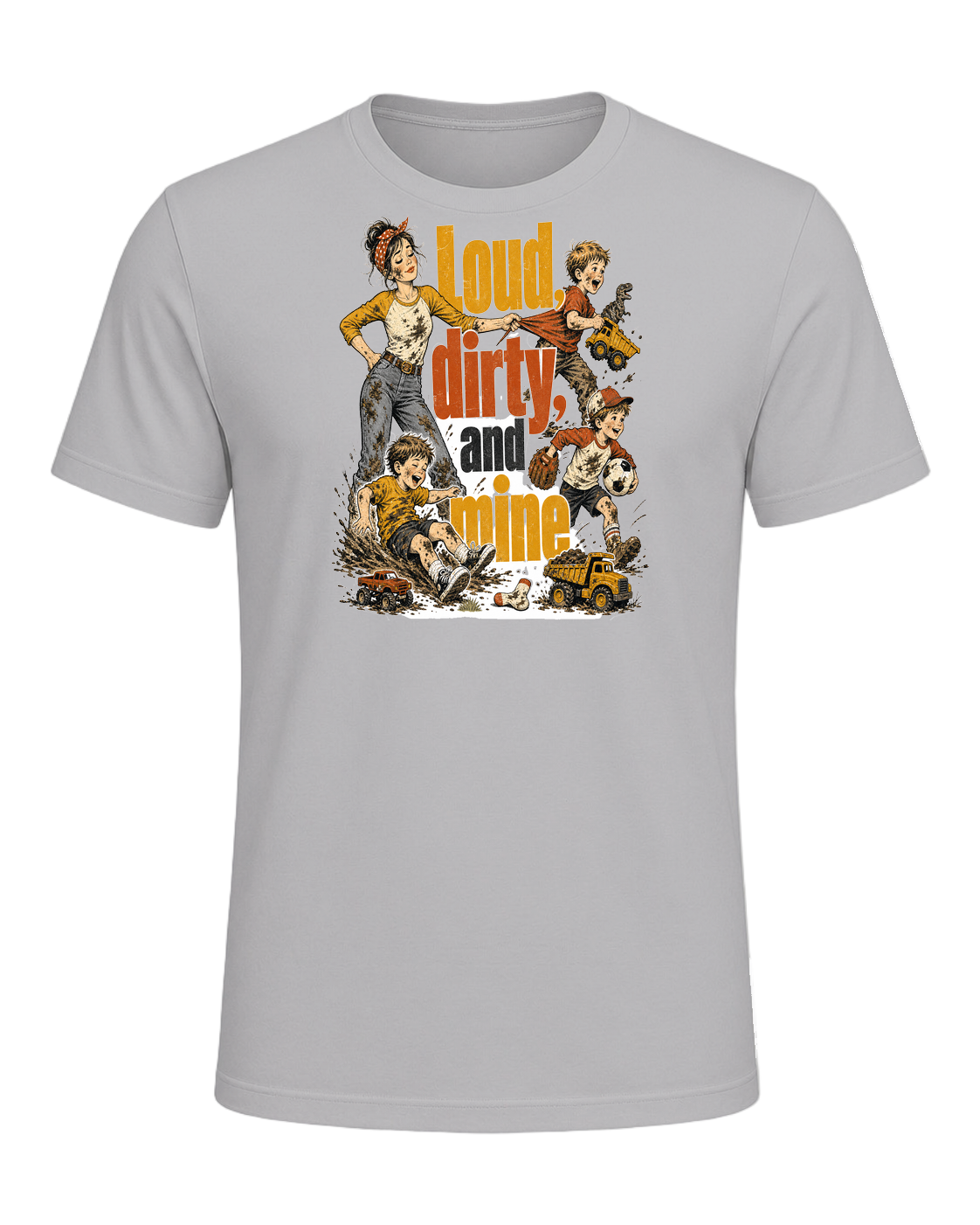 Loud, dirty, and mine — Athletic Heather