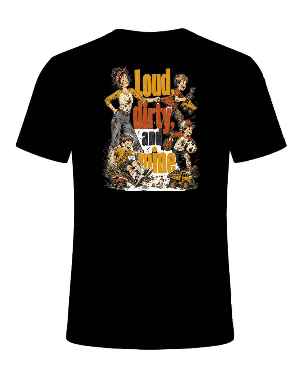 Loud, dirty, and mine — Black