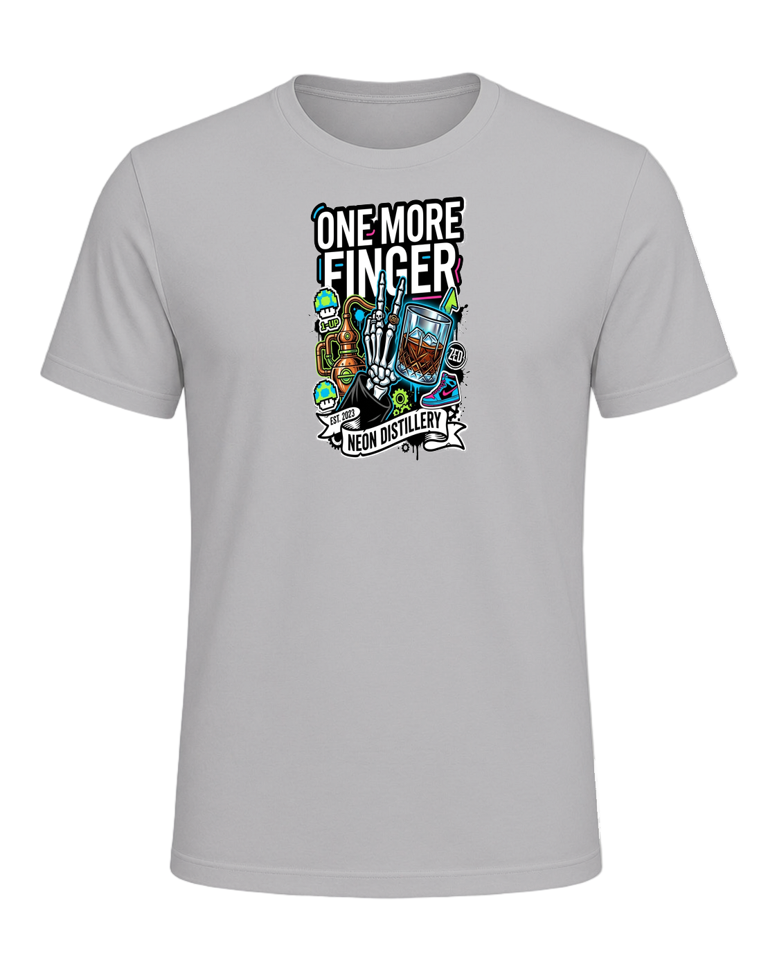 ONE MORE FINGER — Athletic Heather