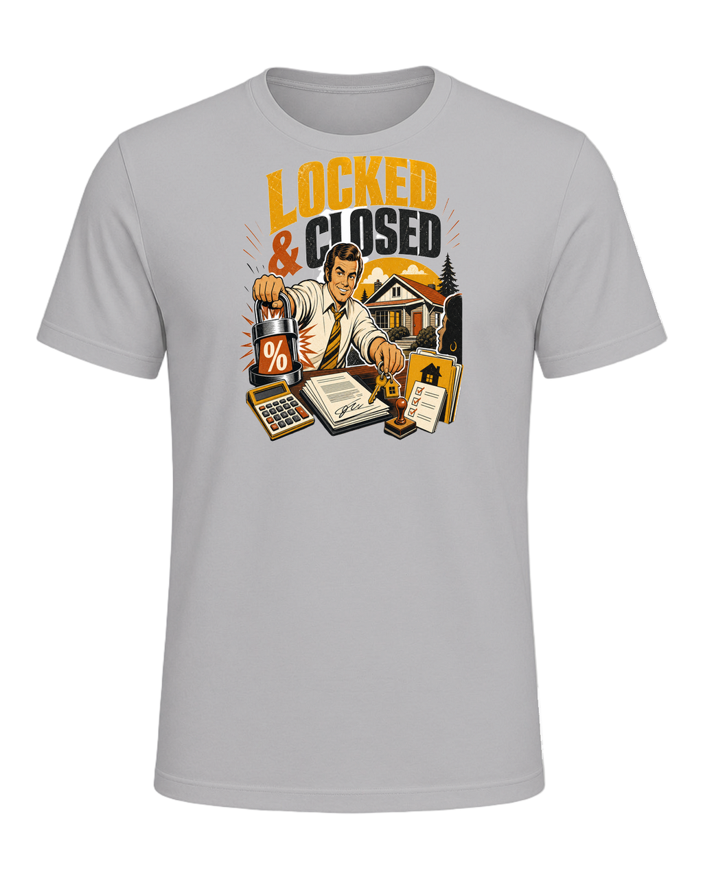 LOCKED & CLOSED — Athletic Heather