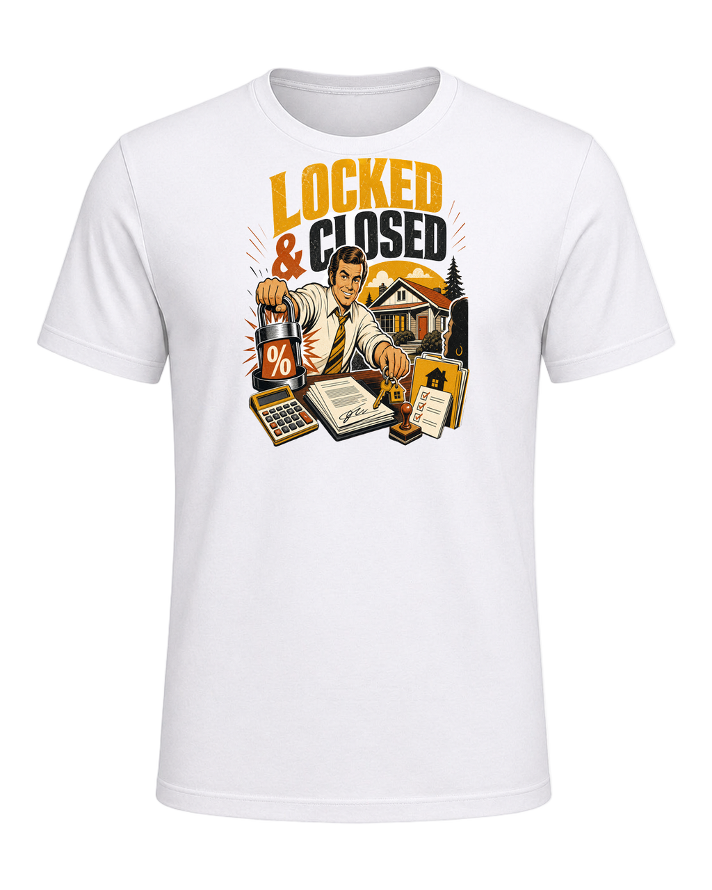 LOCKED & CLOSED — White