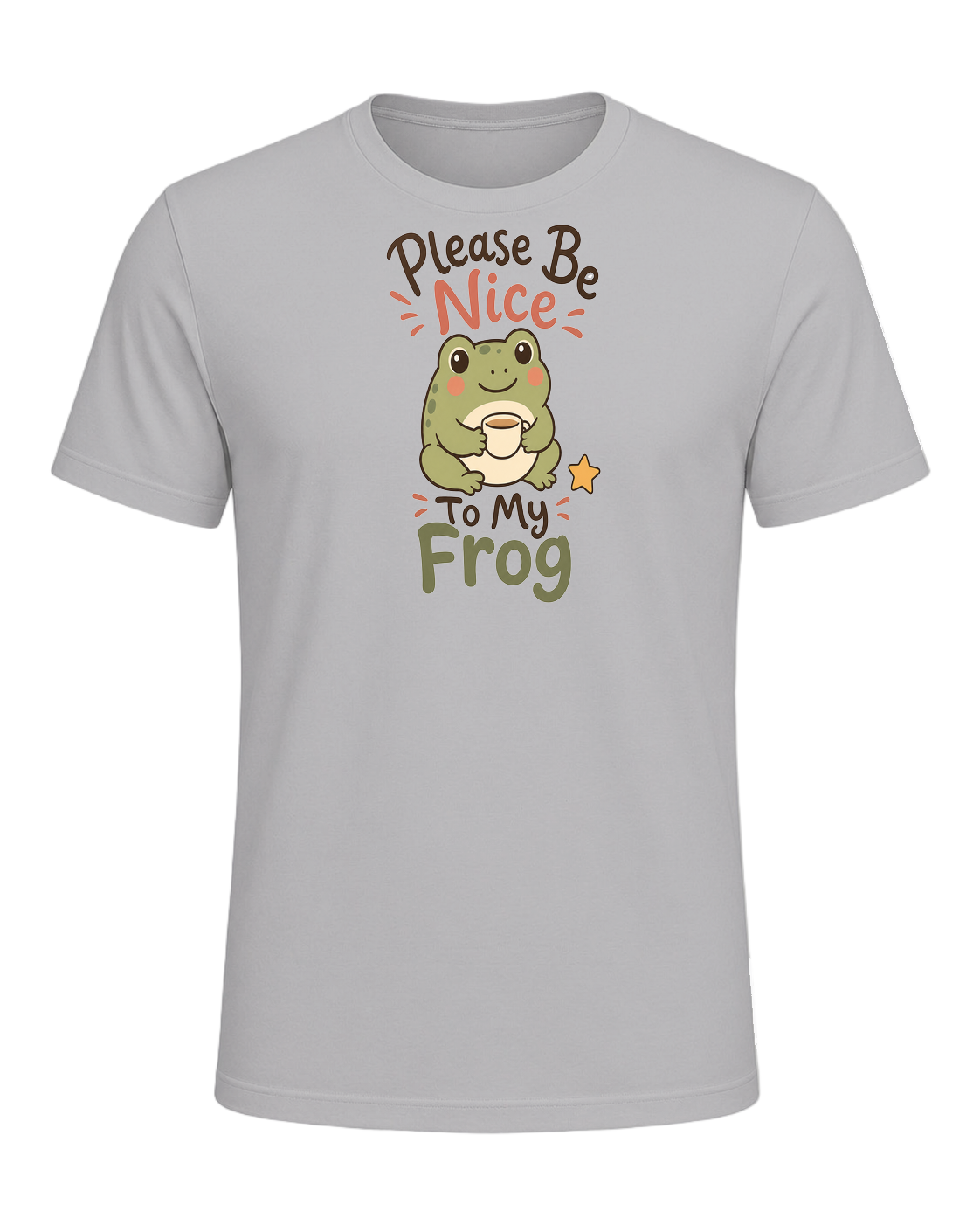 Please Be Nice To My Frog — Athletic Heather