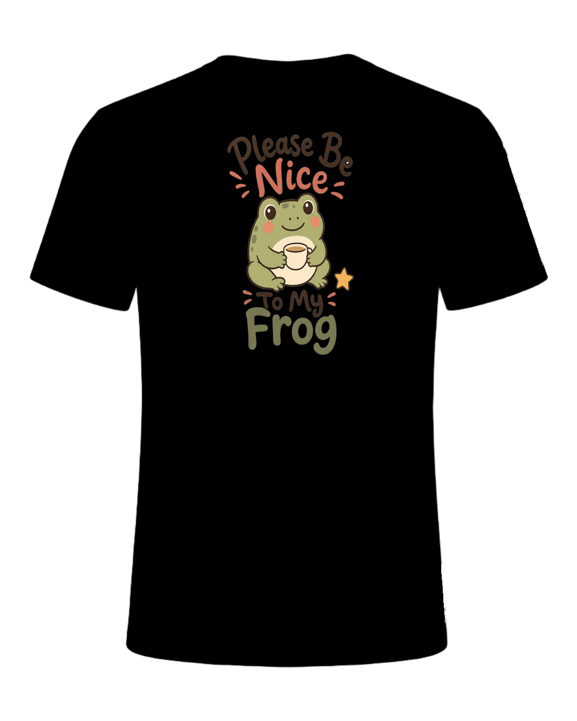 Please Be Nice To My Frog — Black