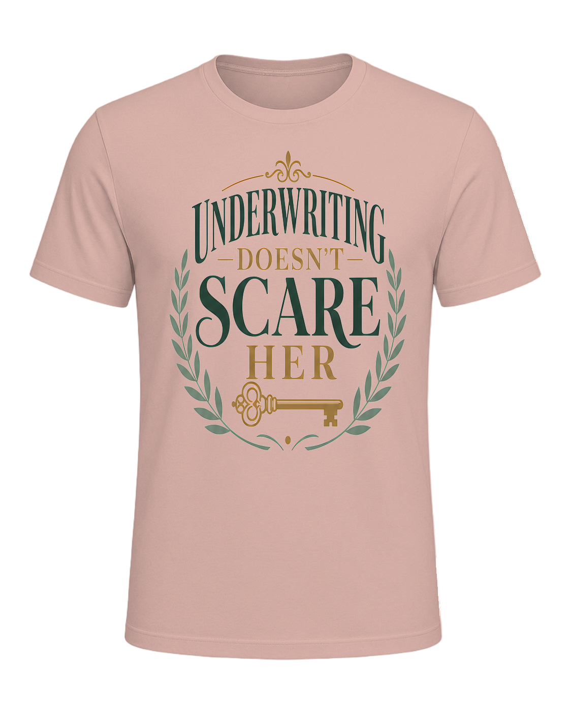 UNDERWRITING DOESN'T SCARE HER — Heather Prism Peach