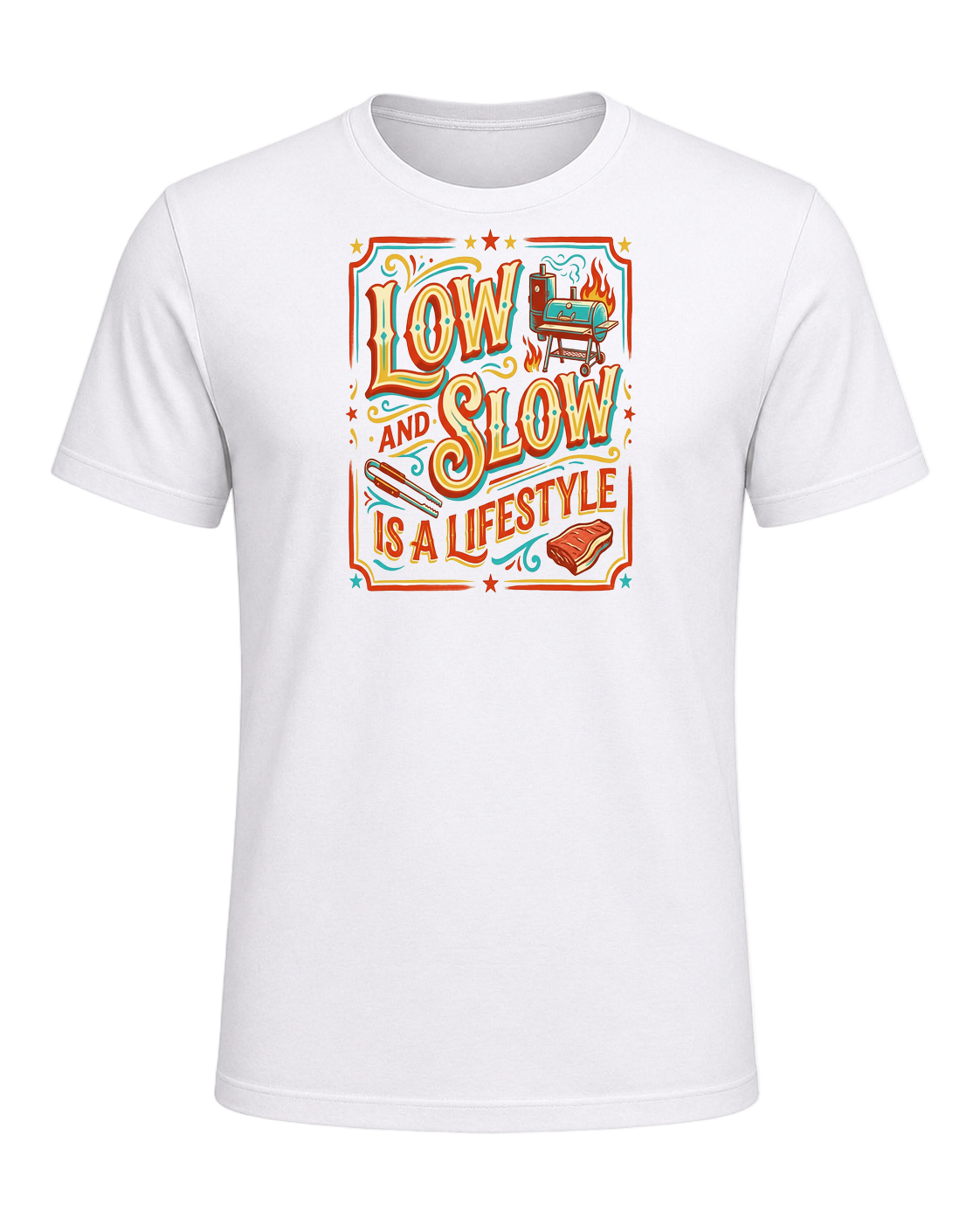 LOW AND SLOW IS A LIFESTYLE — White