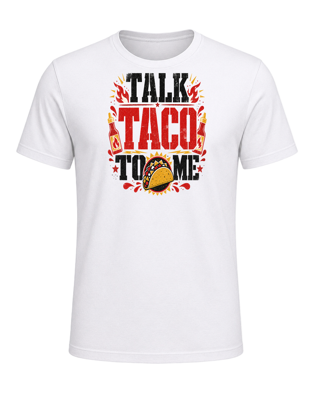 TALK TACO TO ME — White